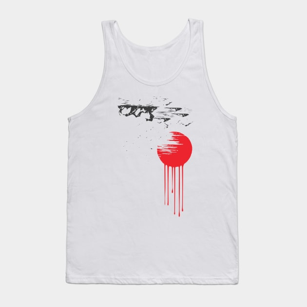 Bleeding sun Tank Top by Rojokin